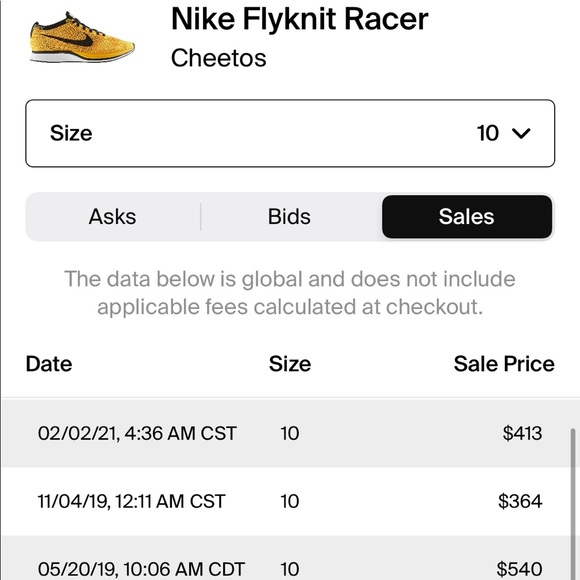 Mens Flyknit Racer 2 Cheetos Size 10 - Picture 5 of 7